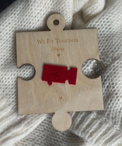 Einzigartige Puzzle-Holzkarte als ultimativer Liebesbeweis, Personalisierte Gravur, Geschenk