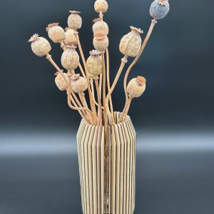 Ein Meisterwerk der Präzision: Das Geheimnis der segmentierten Holzvase