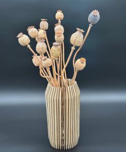 Ein Meisterwerk der Präzision: Das Geheimnis der segmentierten Holzvase