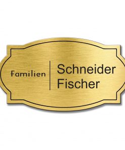 Türschild TEGravur „D-Series 170“ – modern, robust & individuell graviert