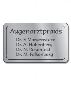 Türschild TEGravur „D-Series 220“ – perfekte Lasergravur für Ihren Eingangsbereich