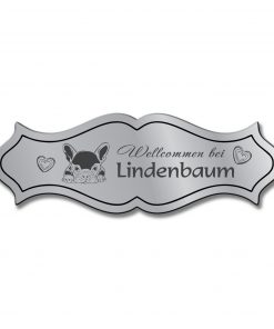 Türschild TEGravur „D-Series 270“ – Premium-Eingangsschild mit Lasergravur