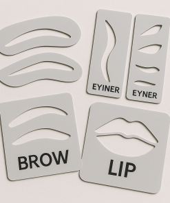 Kosmetik Schablonen Make-up Stencils für Augenbrauen Eyeliner und Beauty Designs