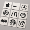 Logo Schablonen individuelle Stencil Vorlagen für Firmenlogo Beschriftung Werbung und Branding
