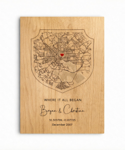 Personalisierte Holz-Jubiläumstafel, A3 (ca. 30 x 42 cm)