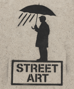 Graffiti Schablonen Street Art Stencils für Spray Art Urban Design und Wandkunst