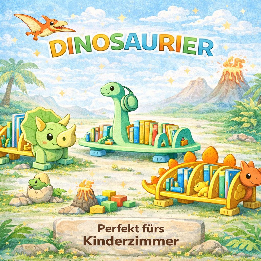 Dinosaurier-Regale KiddyHop