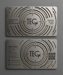 Exklusive Metall-Visitenkarten: Ihr Status in jedem Detail