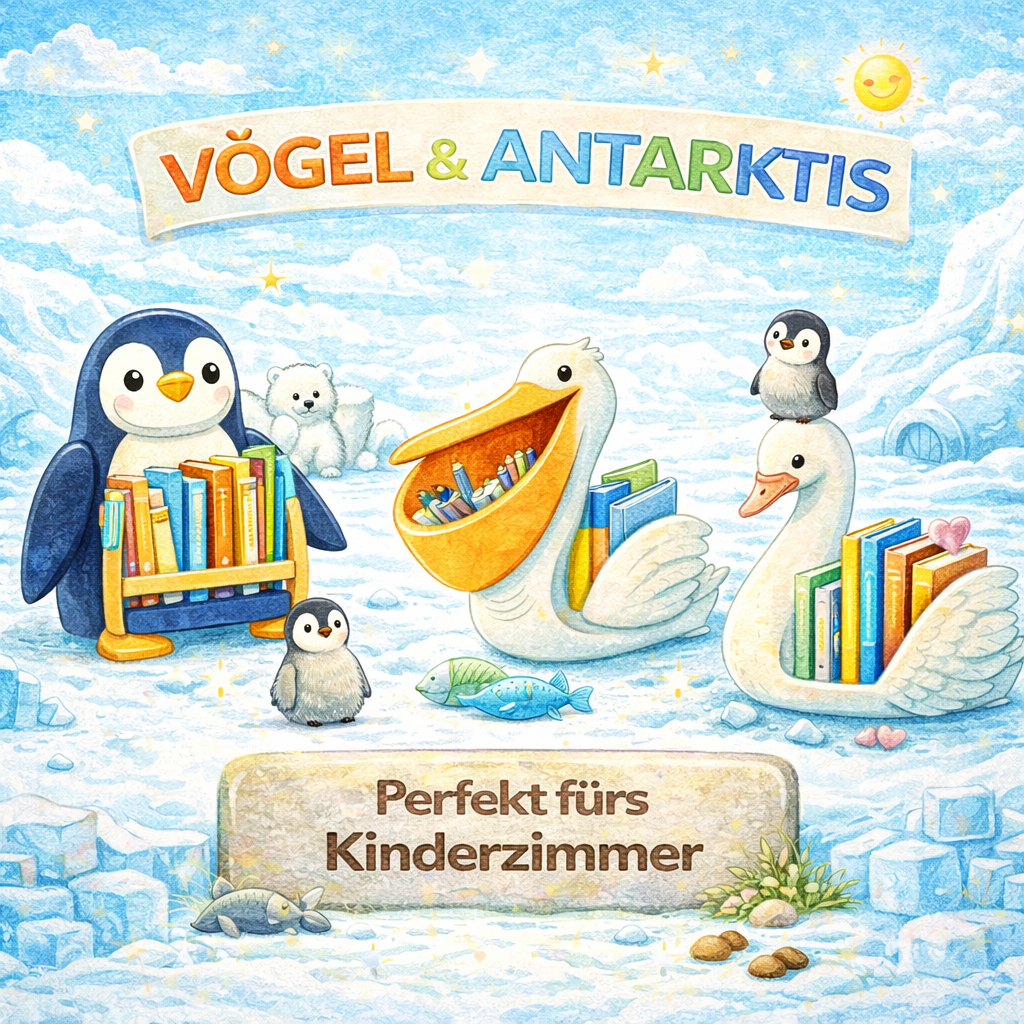 Vögel und Antarktis-Regale KiddyHop