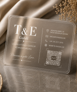 Executive Style Metall Visitenkarten mit Gravur TEGravur