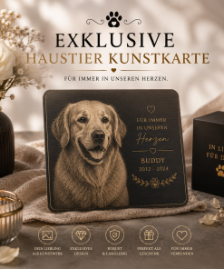 Exklusive Haustier Kunstkarte