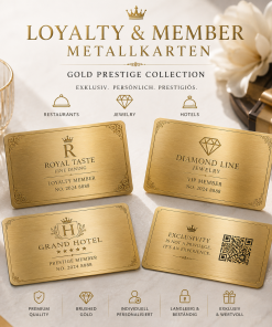 Loyalty & Member Metallkarten – Exklusive Metallkarten für VIP Kunden & Premium Mitgliedschaften