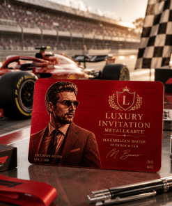 Luxury Invitation Metallkarte