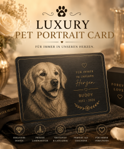 Luxury Pet Portrait Card