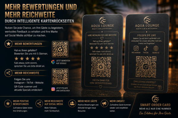 Mehr Bewertungen und mehr Reichweite durch intelligente Kartenrückseiten