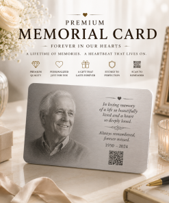 Premium Memorial Card