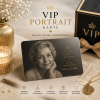 5 Stück VIP Portrait Karte