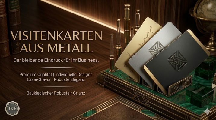 Metall Visitenkarten & Premium Gravur