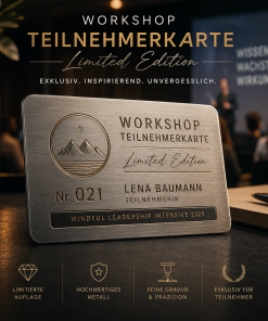 Workshop Teilnehmerkarte Limited Edition