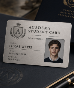 Academy Student Card mit Gravur