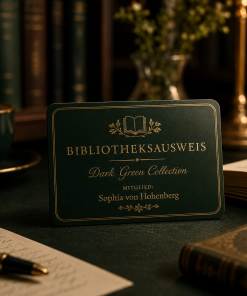 Bibliotheksausweis Dark Green Collection
