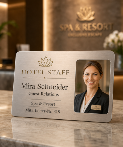 Hotel Staff Metallkarte