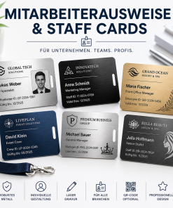 Mitarbeiterausweise & Staff Cards