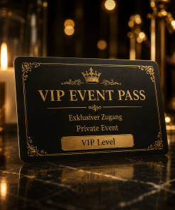VIP Event Pass Metall